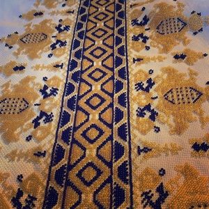 Good & Black Crystal Beaded Needlepoint